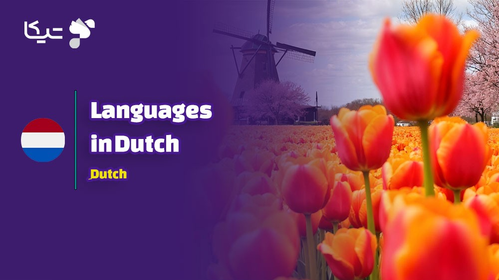 کلمات و اصطلاحات مربوط به زبان‌ها به زبان هلندی به همراه تلفظ فارسی