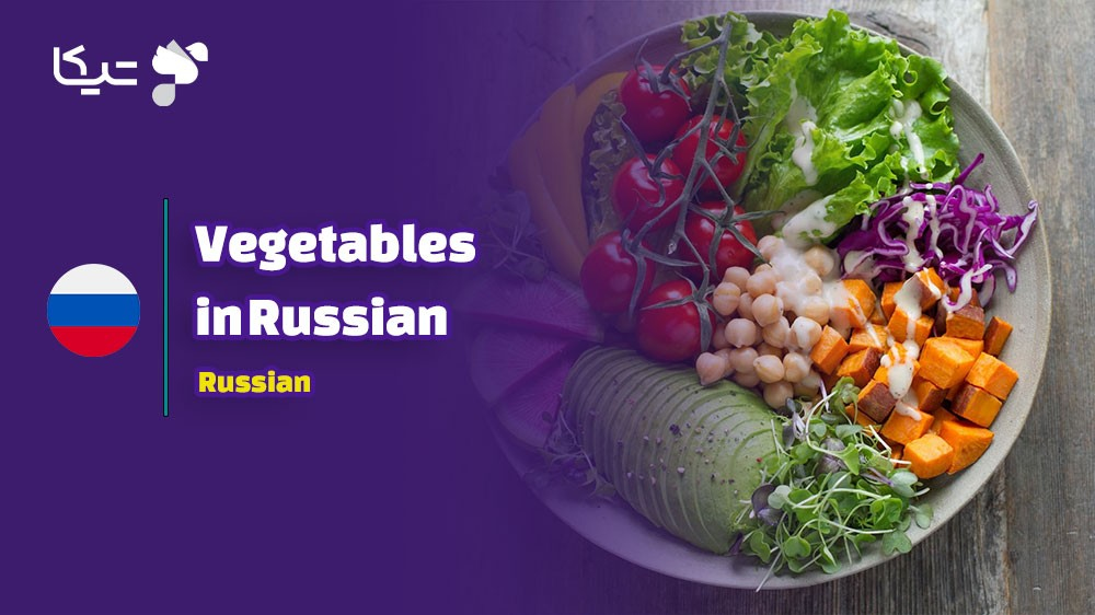 راهنمای جامع کلمات و اصطلاحات مربوط به سبزیجات به زبان روسی با تلفظ فارسی