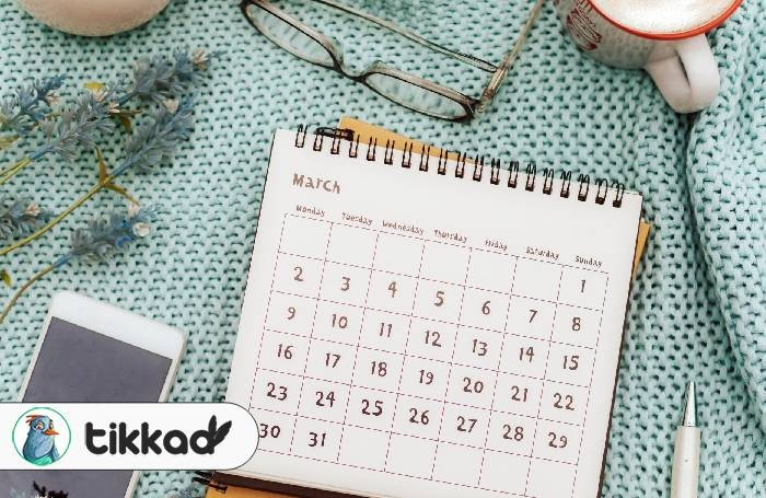 روزهای هفته، ماه‌ها، فصل‌ها و ساعت به زبان انگلیسی