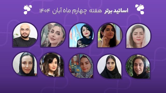 معرفی اساتید برتر آکادمی تیکا - هفته چهارم آبان ماه 1404